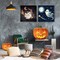 2 Pcs Halloween Paint by Numbers Kits for Kids Framed,Ghosts Adults' Paint-by-Number Kits on Canvas Easy Acrylic Oil Painting by Number for Adults Halloween for Home Decor 8x8 inchs